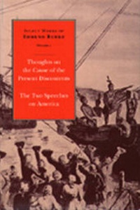 Abbildung von: Select Works of Edmund Burke, Volume 1 - Liberty Fund Inc