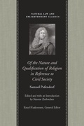 Cover: Of the Nature & Qualification of Religion in Reference to Civil Society - Liberty Fund Inc