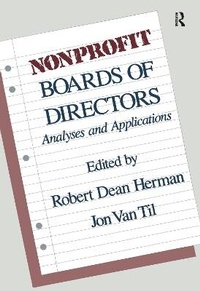 Enlarge image Cover: Nonprofit Boards of Directors - Routledge