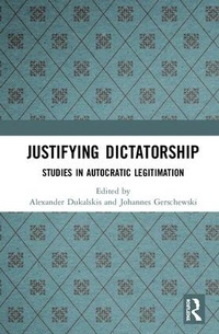 Abbildung von: Justifying Dictatorship - Routledge