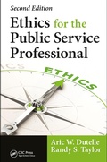 Cover: Ethics for the Public Service Professional - CRC Press