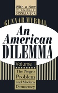 Cover: An American Dilemma - Routledge