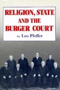 Cover: Religion, State and the Burger Court - Prometheus Books
