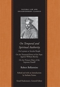 Cover: On Temporal & Spiritual Authority - Liberty Fund Inc