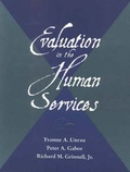 Cover: Evaluation in the Human Services - F E Peacock Publishers, Inc