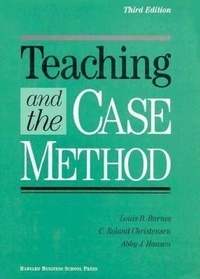 Enlarge image Cover: Teaching and the Case Method - Harvard Business Review Press
