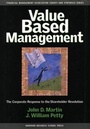 Cover: Value Based Management - Harvard Business Review Press