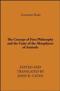 Cover: The Concept of First Philosophy and the Unity of the Metaphysics of Aristotle - State University of New York Press