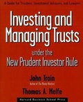 Cover: Investing and Managing Trusts Under the New Prudent Investor Rule - Harvard Business Review Press