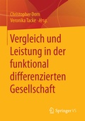 Cover: Vergleich und Leistung in der funktional differenzierten Gesellschaft - Springer VS