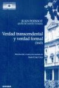 Bild: Verdad trascendental y verdad formal (1643) - EUNSA. EDICIONES UNIVERSIDAD DE NAVARRA, S.A.