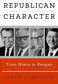 Cover: Republican Character - University of Pennsylvania Press