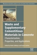 Cover: Waste and Supplementary Cementitious Materials in Concrete - Woodhead Publishing Ltd