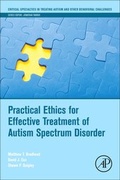 Cover: Practical Ethics for Effective Treatment of Autism Spectrum Disorder - Academic Press