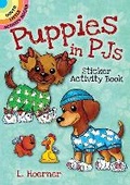 Cover: Puppies in PJs Sticker Activity Book - Dover Publications Inc.