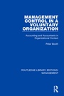 Cover: Management Control in a Voluntary Organization - Routledge