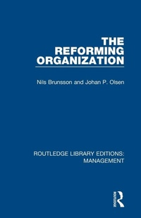 Enlarge image Cover: The Reforming Organization - Routledge