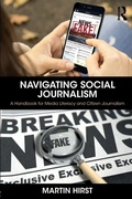 Cover: Navigating Social Journalism - Routledge
