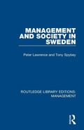 Cover: Management and Society in Sweden - Routledge