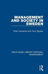 Enlarge image Cover: Management and Society in Sweden - Routledge