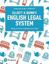 Enlarge image Cover: English Legal System - Pearson Education Limited