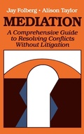 Cover: Mediation - Jossey-Bass