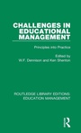 Cover: Challenges in Educational Management - Routledge