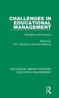Enlarge image Cover: Challenges in Educational Management - Routledge
