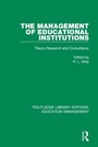 Cover: The Management of Educational Institutions - Routledge
