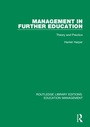 Cover: Management in Further Education - Routledge