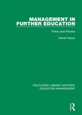 Cover: Management in Further Education - Routledge