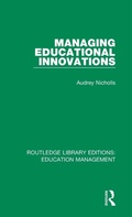 Cover: Managing Educational Innovations - Routledge