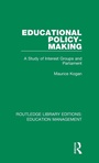 Cover: Educational Policy-making - Routledge