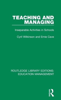 Enlarge image Cover: Teaching and Managing - Routledge