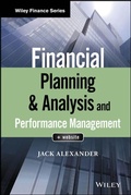 Cover: Financial Planning & Analysis and Performance Management - Wiley