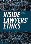 Cover: Inside Lawyers' Ethics - Cambridge University Press