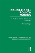 Cover: Educational Policy-making - Routledge