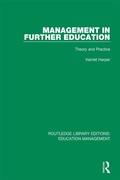 Cover: Management in Further Education - Routledge
