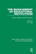 Cover: The Management of Educational Institutions - Routledge