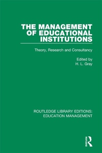 Enlarge image Cover: The Management of Educational Institutions - Routledge