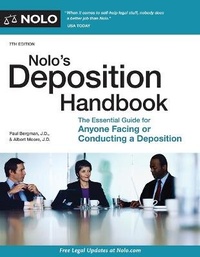 Enlarge image Cover: Nolo's Deposition Handbook - NOLO
