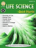 Cover: Life Science Quick Starts, Grades 4 - 8 - Mark Twain Media