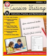 Enlarge image Cover: Cursive Writing: Instruction, Practice, and Reinforcement, Grades 4 - 9 - Mark Twain Media