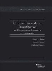 Enlarge image Cover: Criminal Procedure - West Academic Press