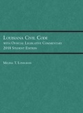 Cover: Louisiana Civil Code with Official Legislative Commentary - West Academic Press