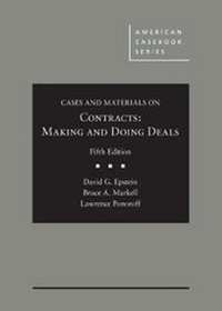 Enlarge image Cover: Cases and Materials on Contracts, Making and Doing Deals - LEG Inc. (dba West Academic Publishing