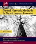 Cover: Neural Network Methods in Natural Language Processing - Morgan & Claypool Publishers