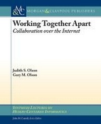 Enlarge image Cover: Working Together Apart - Morgan & Claypool Publishers