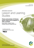 Cover: Theory and practice of Chinese lesson study and its adaption in other countries - Emerald Publishing Limited
