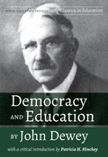 Cover: Democracy and Education by John Dewey - Myers Education Press